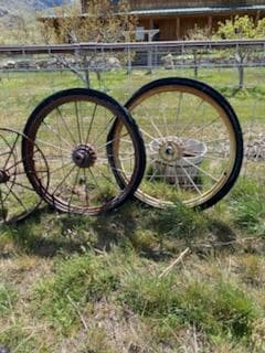 VINTAGE AGRICULTURAL WHEELS