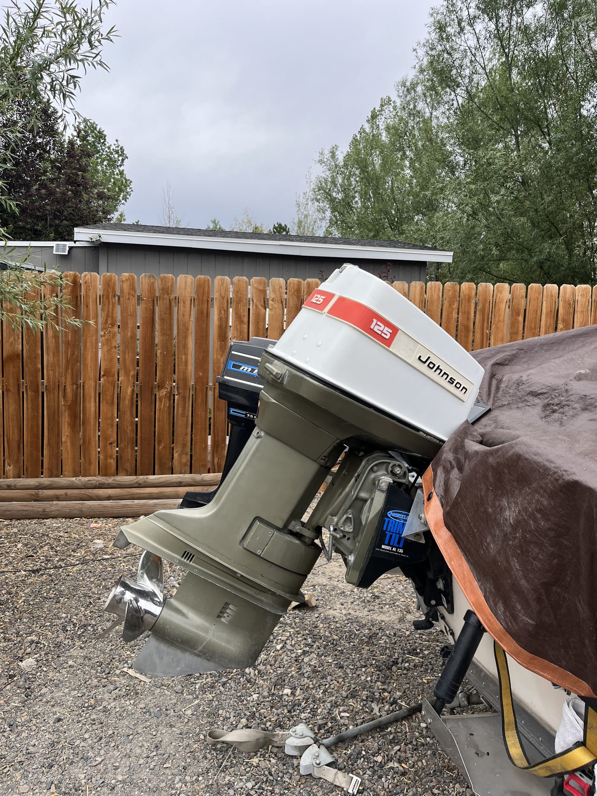 125 JOHNSON outboard 1971 electric Hydro shift