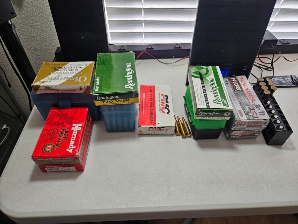 Rifle ammo various
