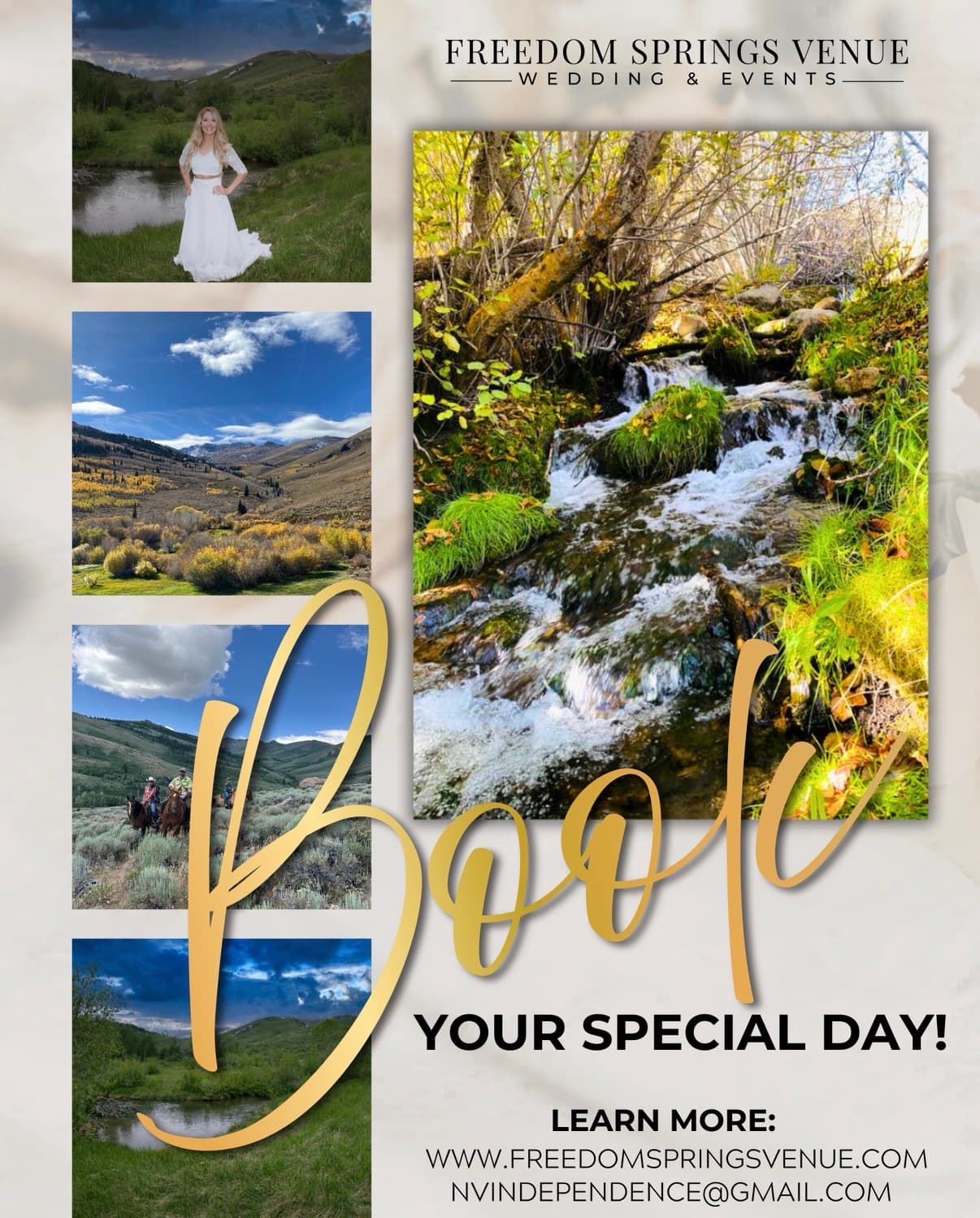Freedom Springs Venue — Wedding + Events