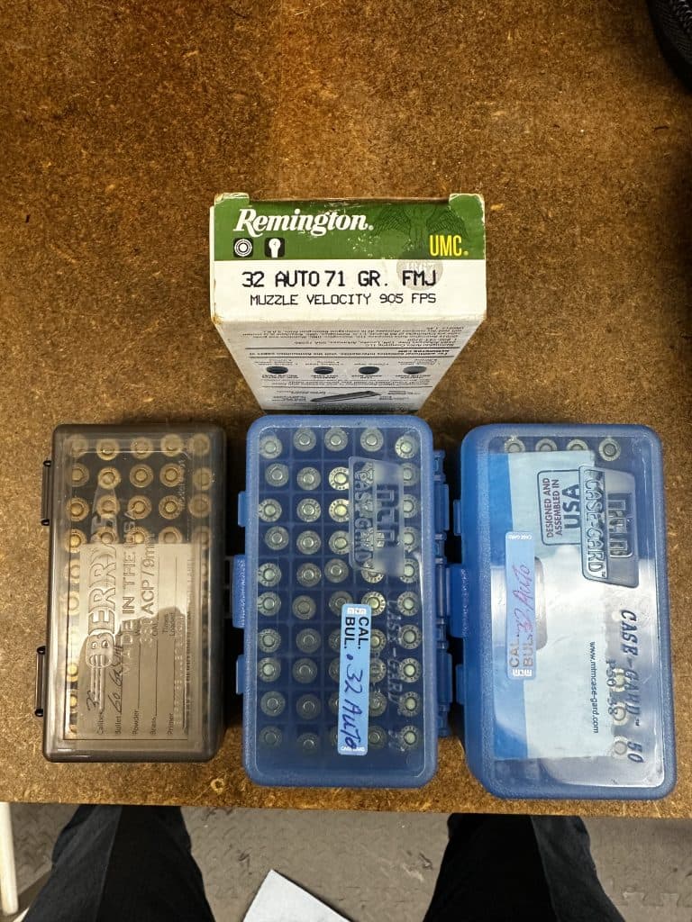 .32 auto ammunition ~200 rnds