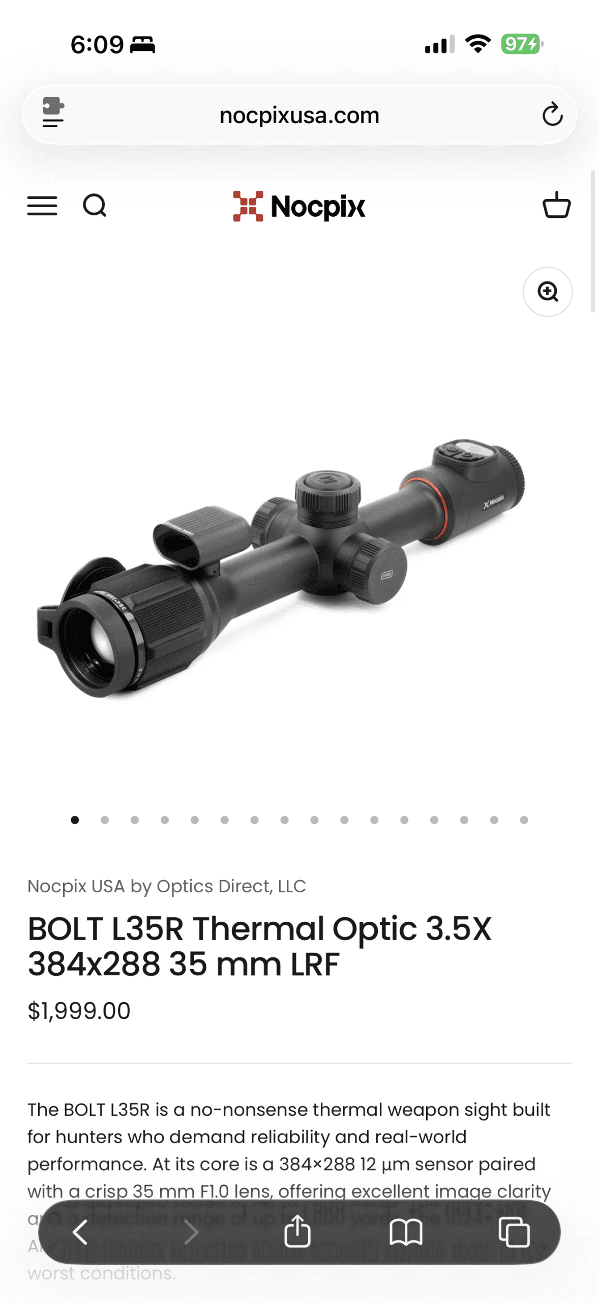 Thermal scope