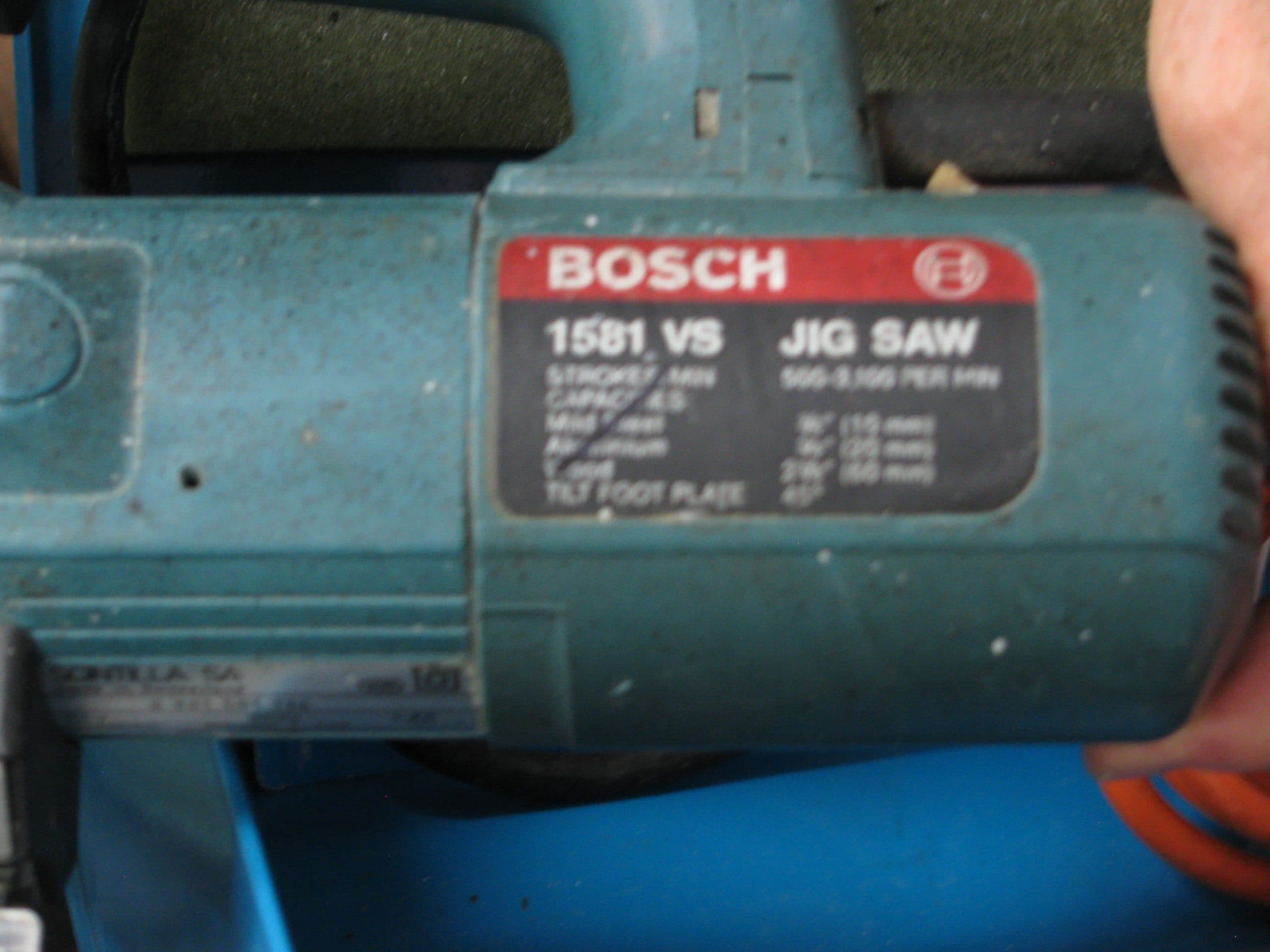2 Jigsaws (Bosch and Black&Decker) with Case and a Free 3.5” Vice