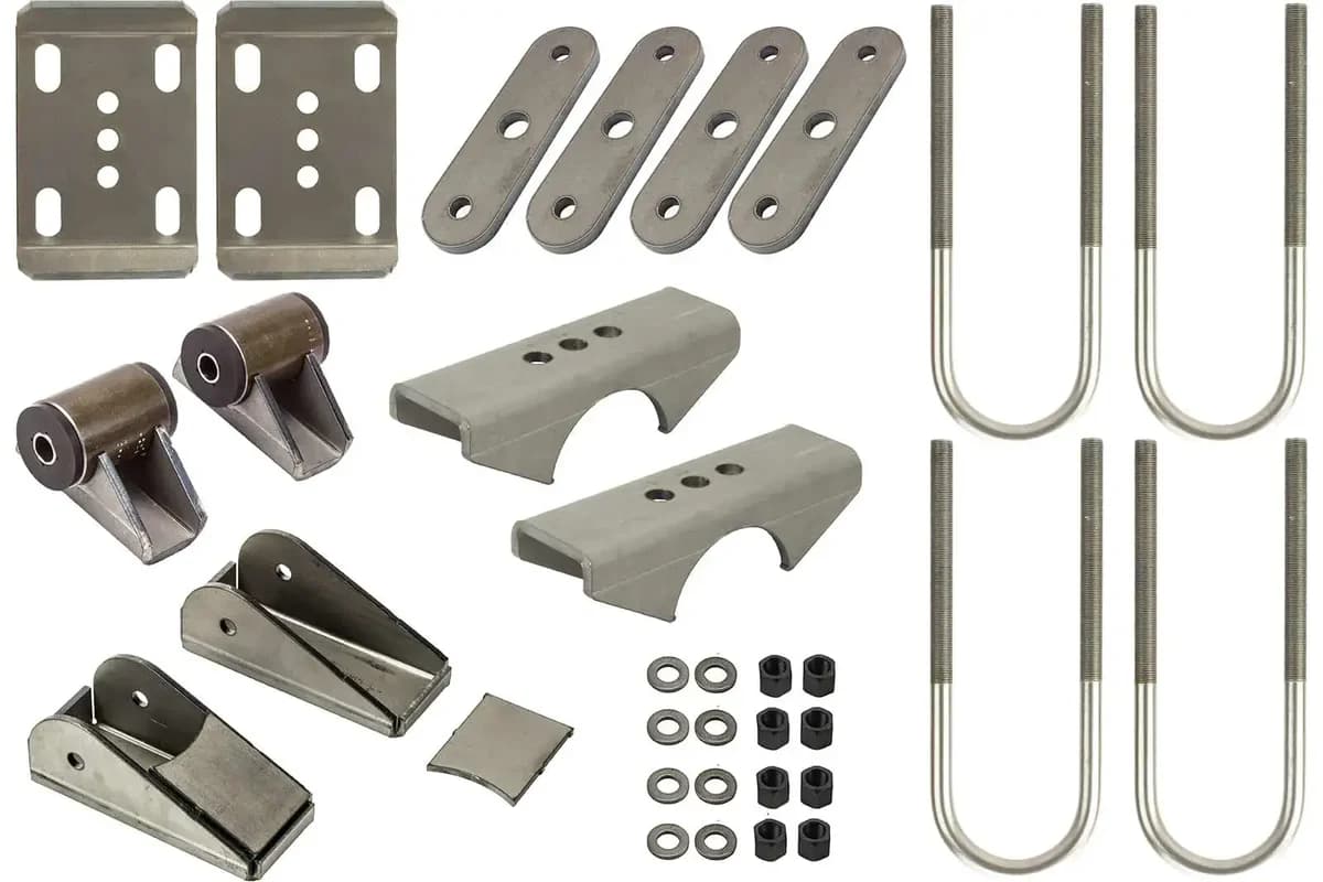 RUFFSTUFF SPECIALTIES – Ideal 63″ Chevy Spring Swap Kit – For Toyota Tacoma 63″ Leaf Spring Swap