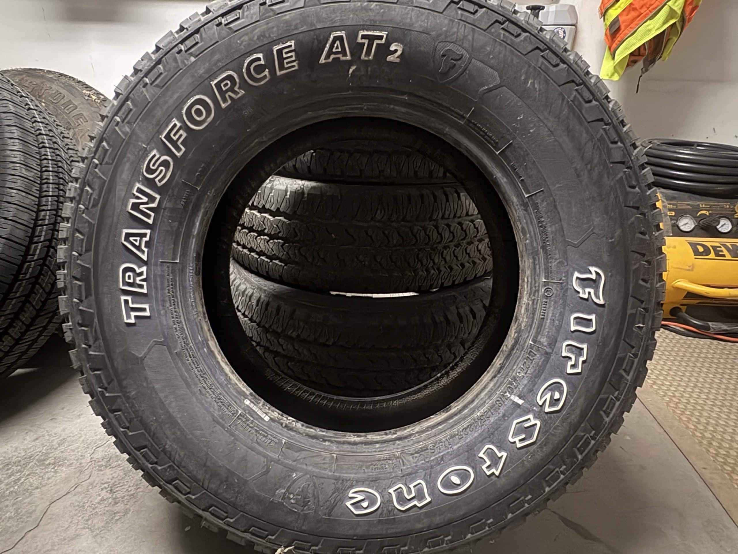 (4) Firestone Transforce AT2 – 275/70r18