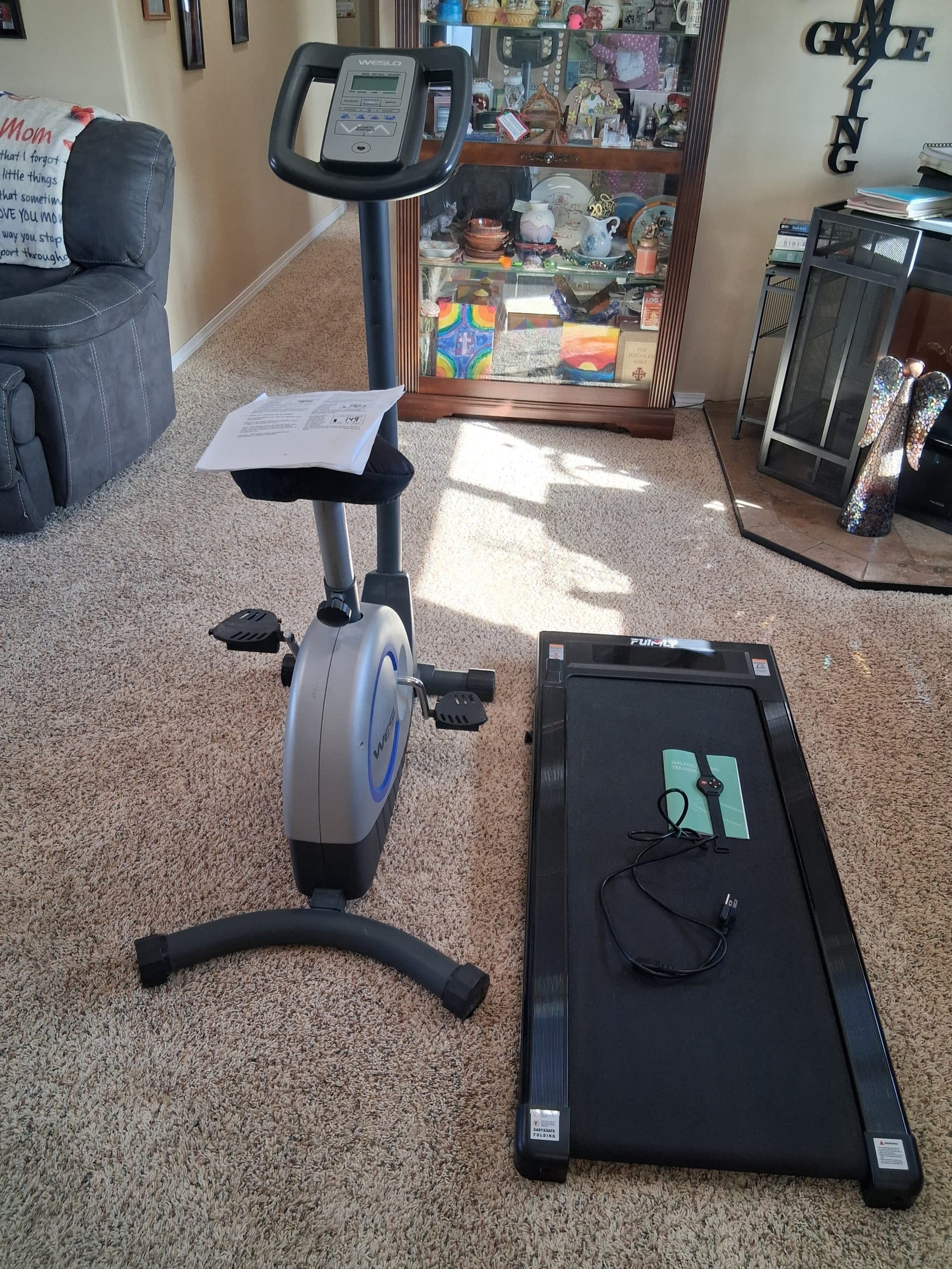 Exercise Bike and Treadmill