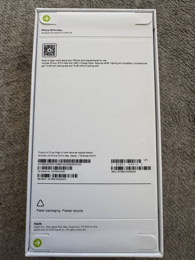 iPhone 18 pro max