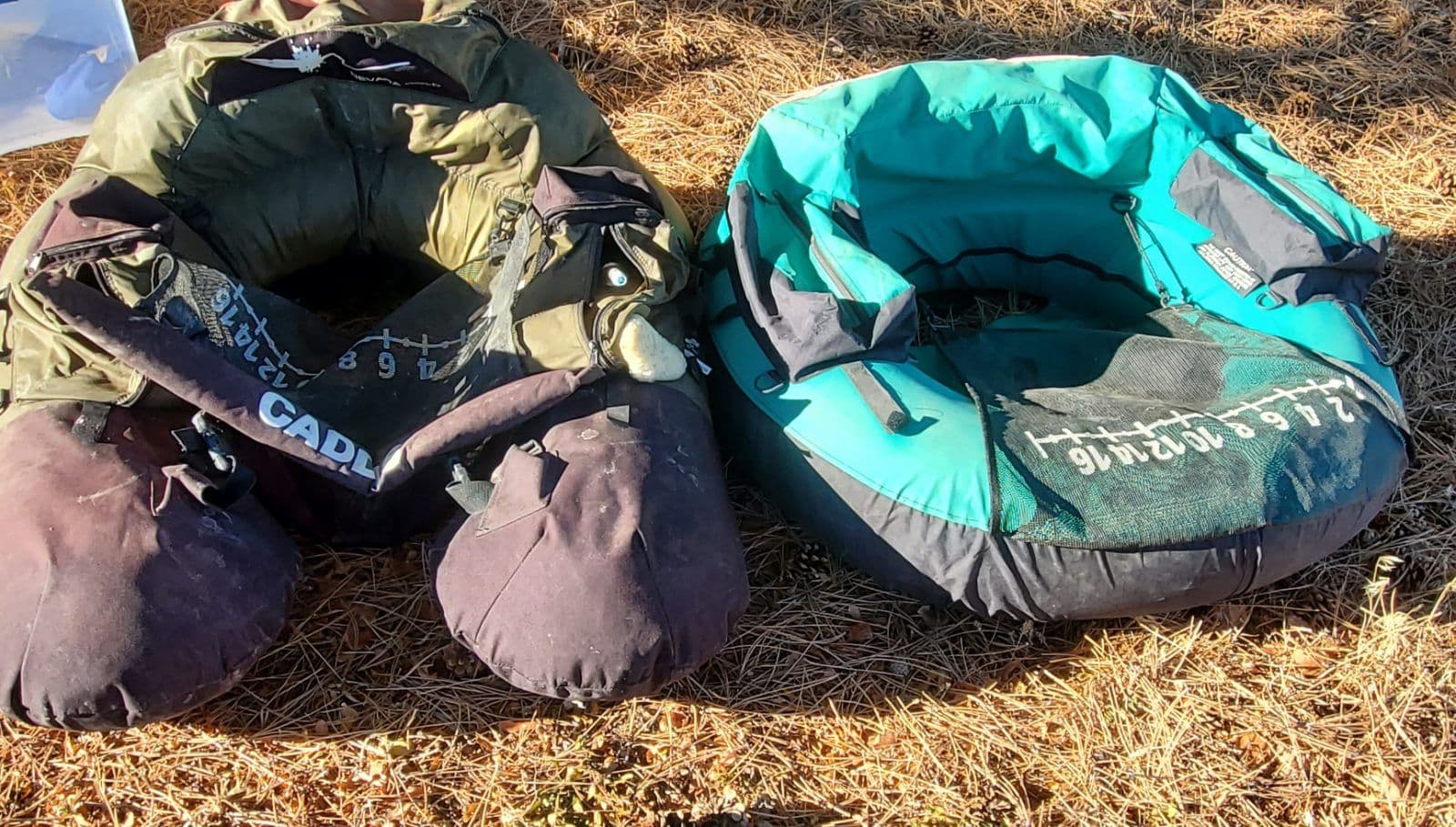 FISHING - 2 float tubes.