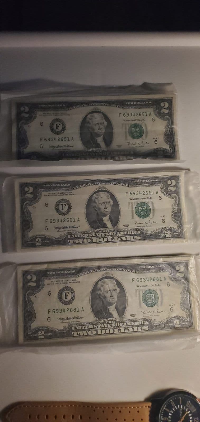 30 Serial Sequential 1995 sealed exc $2 bills