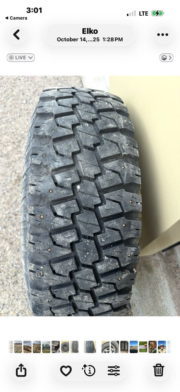 Discover. S- T 245-75-16 studded snow tires
