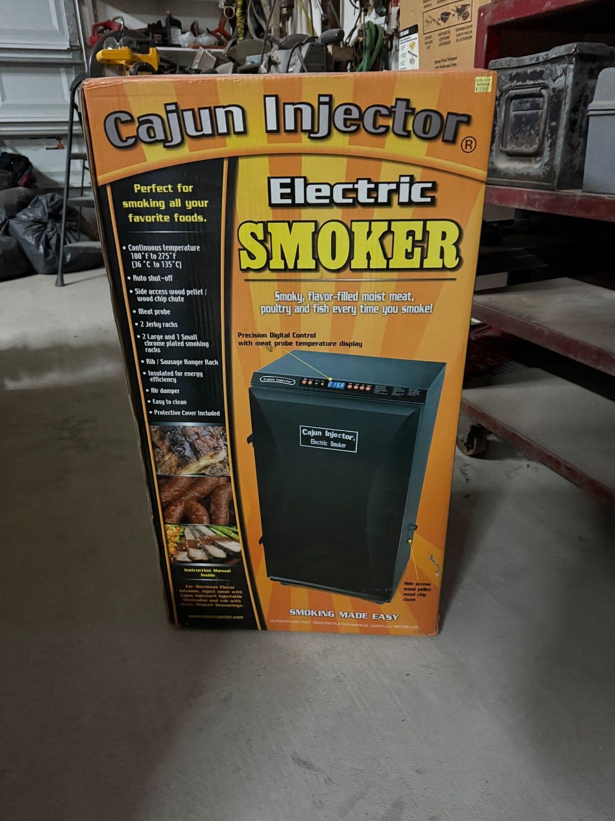 Elec. smoker 50.00$