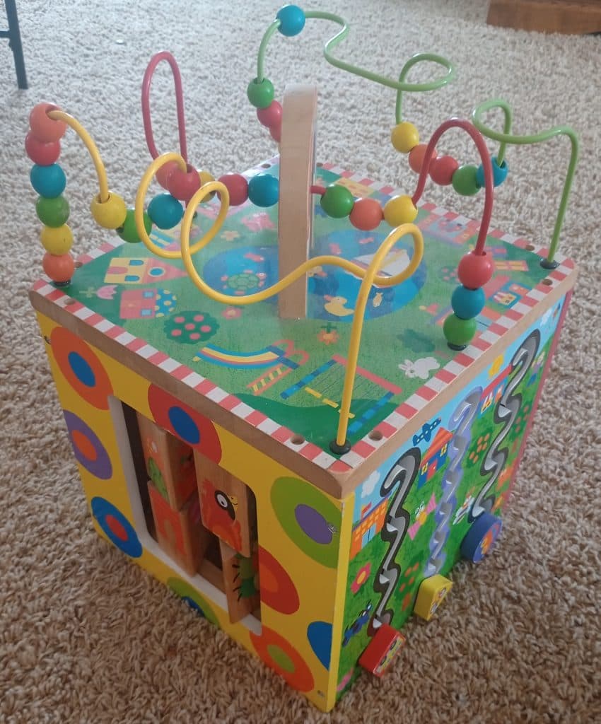 Like new 4sided puzzle/bead maze