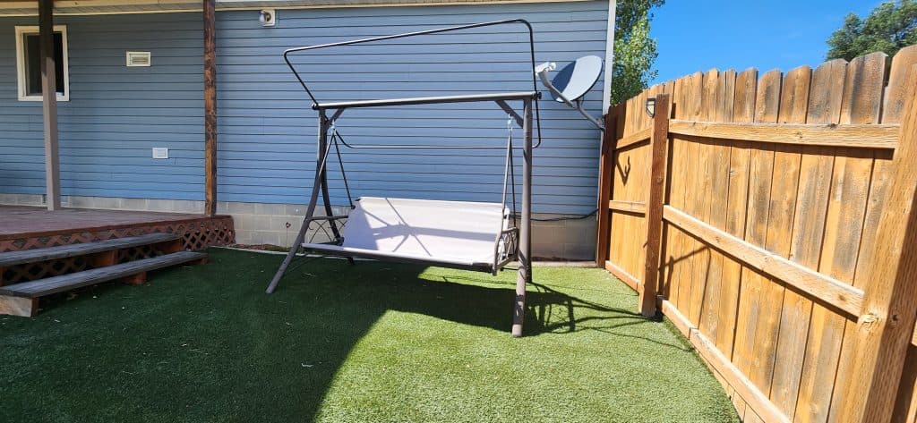 Heavy duty patio swing