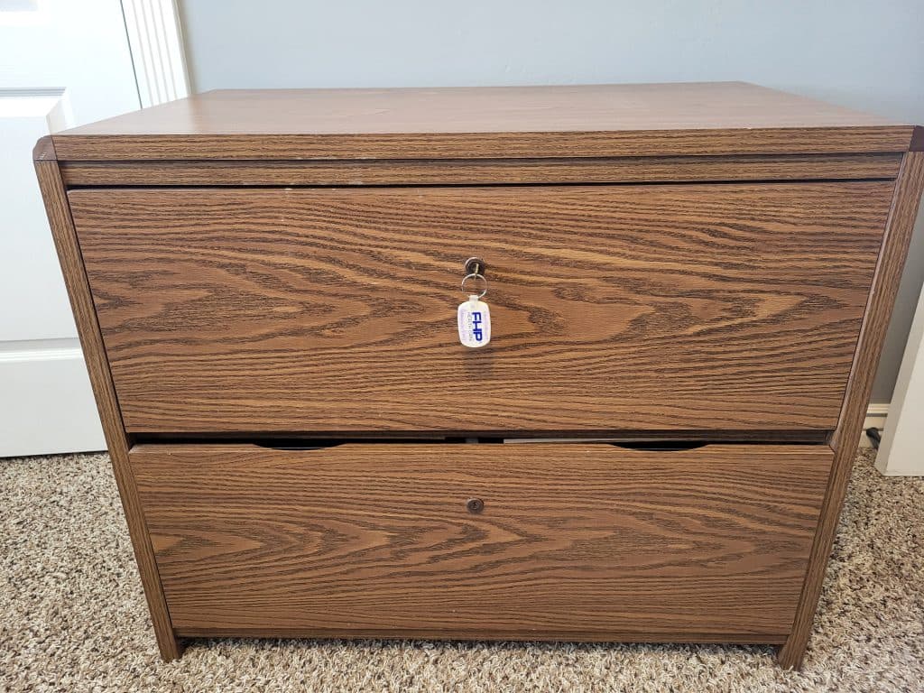 Lateral file cabinet